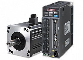 ECMA-C21010FS Двигатель 1,0кВт, 1х220В, 3000об/мин, фланец 100мм, 131К имп/об, с тормозом