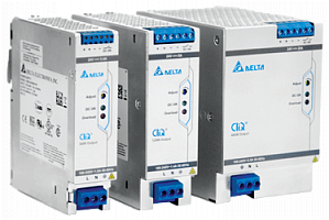DRM-24V480W1PN Блок питания 1х220В AC или 88-375В DC, Uвых = 24В, I нагрузки макс = 20А, 480Вт, метал. корпус, буст до 7 сек, функ. APB, реле, LED