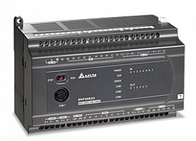 DVP32ES200T Контроллер: 16DI/16DO (Transistor), 100~240 AC Power, 3 COM: 1 RS232 & 2 RS485