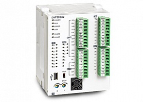 DVP10SX11R Контроллер: 4DI, 2DO, 2AI, 2AO (Relay), 24V DC Power, SLIM